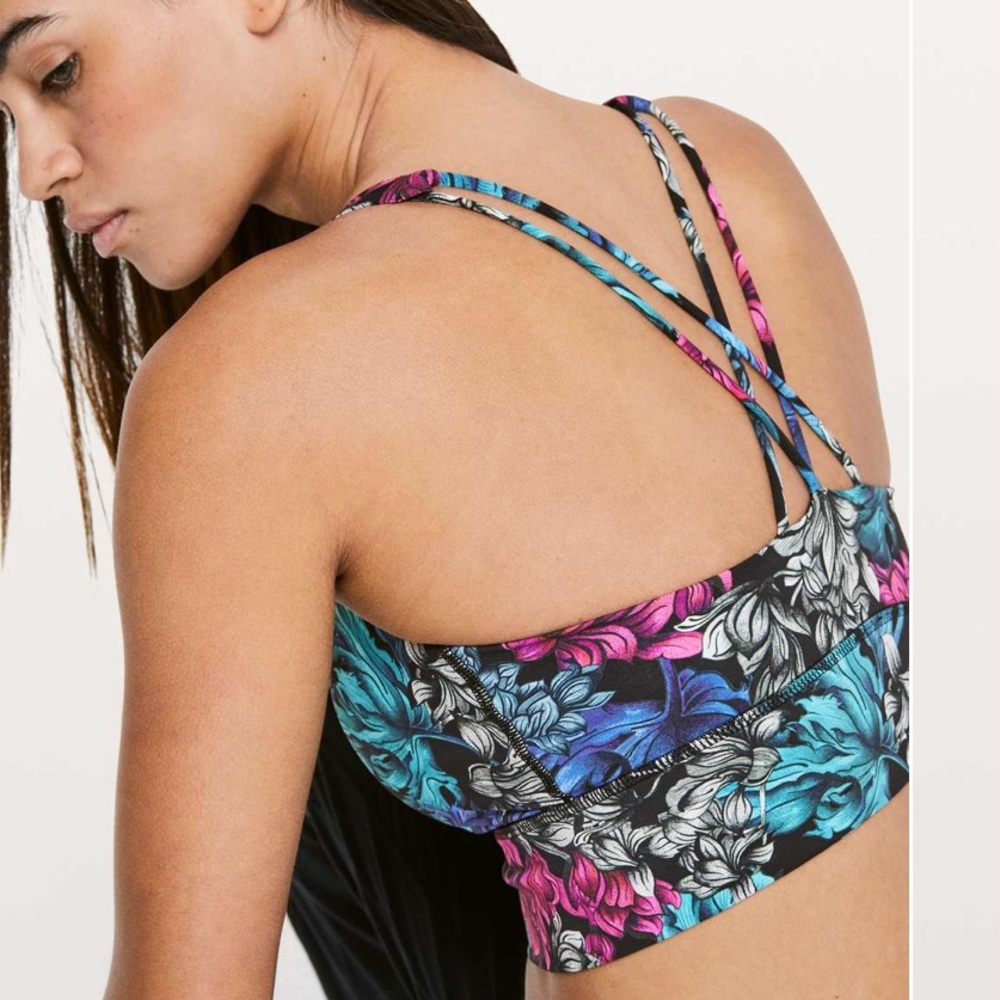 🩷 Lululemon Free To Be Bra * Long Line
Nocturnal Floral Multi Size 6